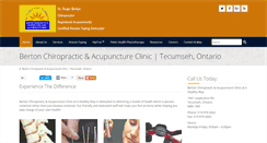 Desktop Screenshot of bertonchiropractic.com